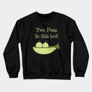 Funny Twin Pregnancy Crewneck Sweatshirt